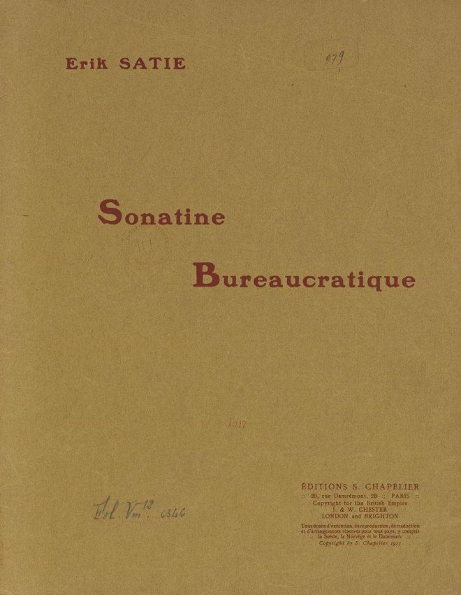 sonatine bureaucratique